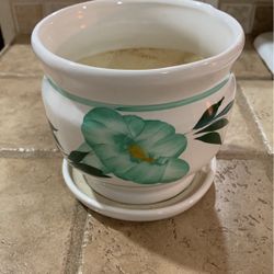 Vintage Ceramic Planter Pot/ Never Used