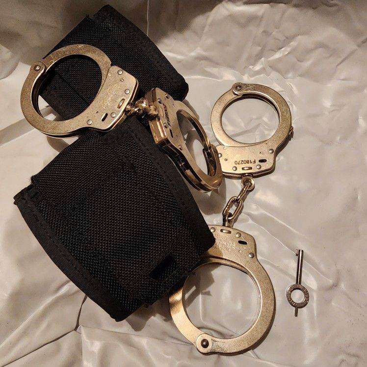 2x Handcuff/Belt Case & Key