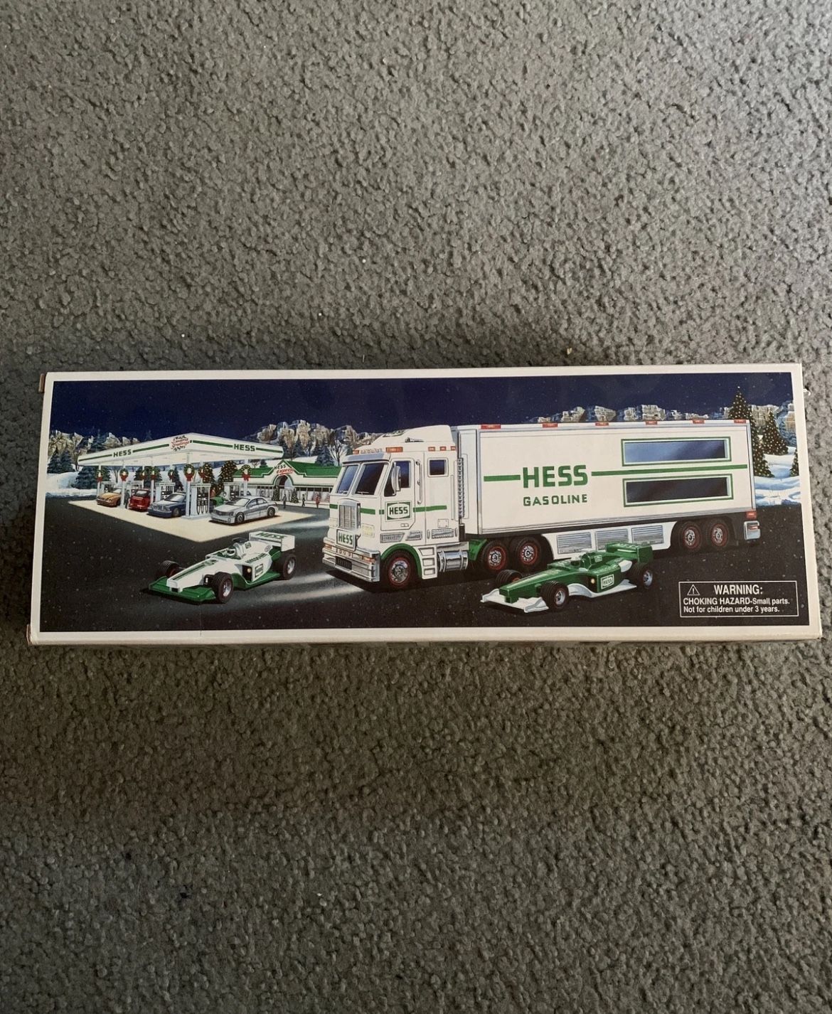 2003 Hess Truck w/ Pullback RACE CARS -openbox- see details below for more info!