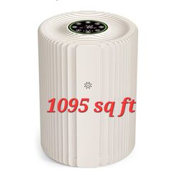 Air Purifiers For Bedroom And Home With Air Quality Display 1095 Sq. Ft True H13 HEPA Pet Air Purifier For Dorm Room With 360° Air Intake & Outlet For