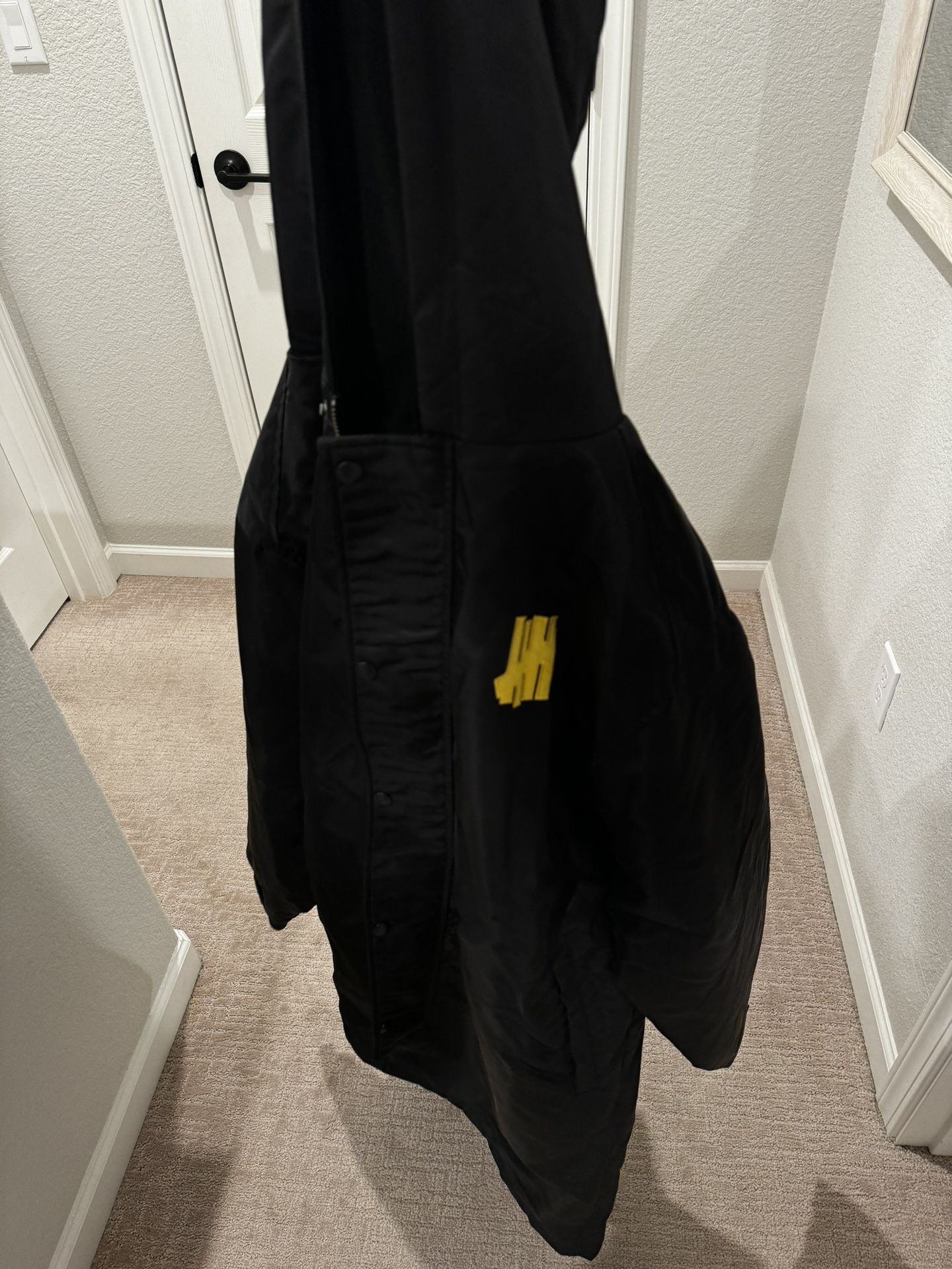 Undefeated Long Jacket With Hoodie Size M Super Warm Brand New (rain Coat)