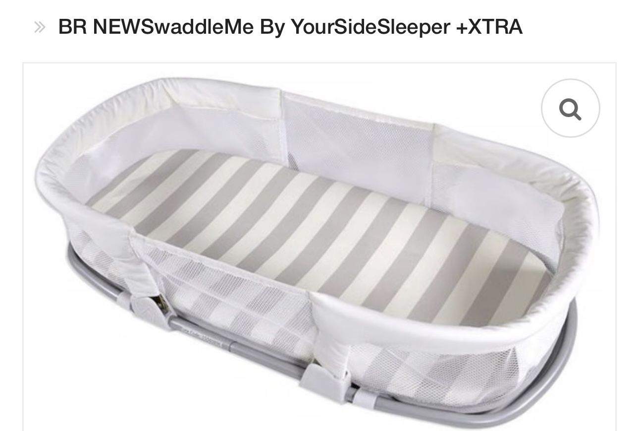 baby Swaddle me summer infant  By your side sleeper