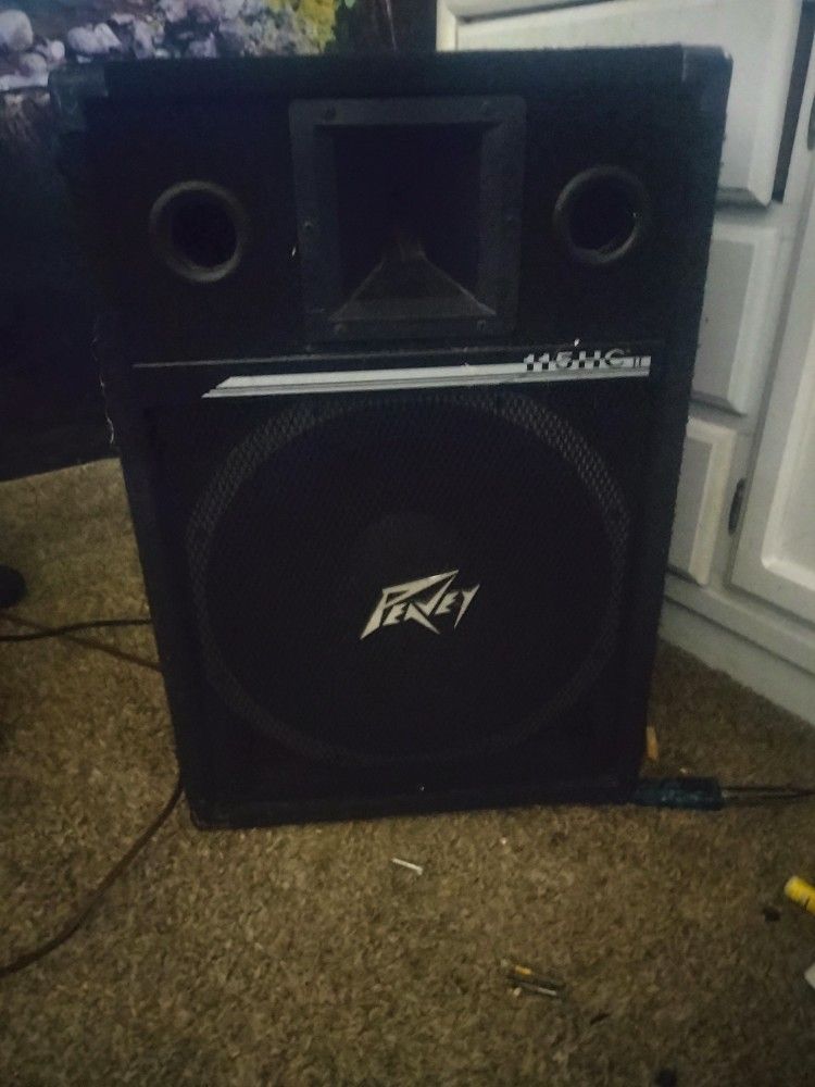 15 Inch Peavy Powered Bluetooth Speaker