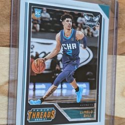2020-21 Panini Threads LaMelo Ball Gold Rookie