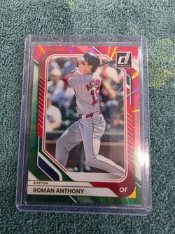 Roman Anthony Donruss Boston Red Sox Baseball Card