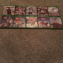 10 XBOX ONE Games - $30 (See Description)
