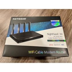 netgear nighthawk x4 AC3200 Wi-Fi Cable Modem Router 