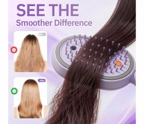 Electric spray retractable air cushion comb