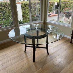 Dining Table, 60 In Round Glass