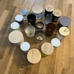 FREE: 19 Glass Candle Jars - Perfect for Crafting! (Mountlake Terrace)