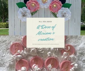 Paper Flowers Backdrop