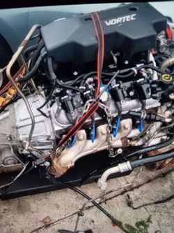5.7 engine with transmission as is