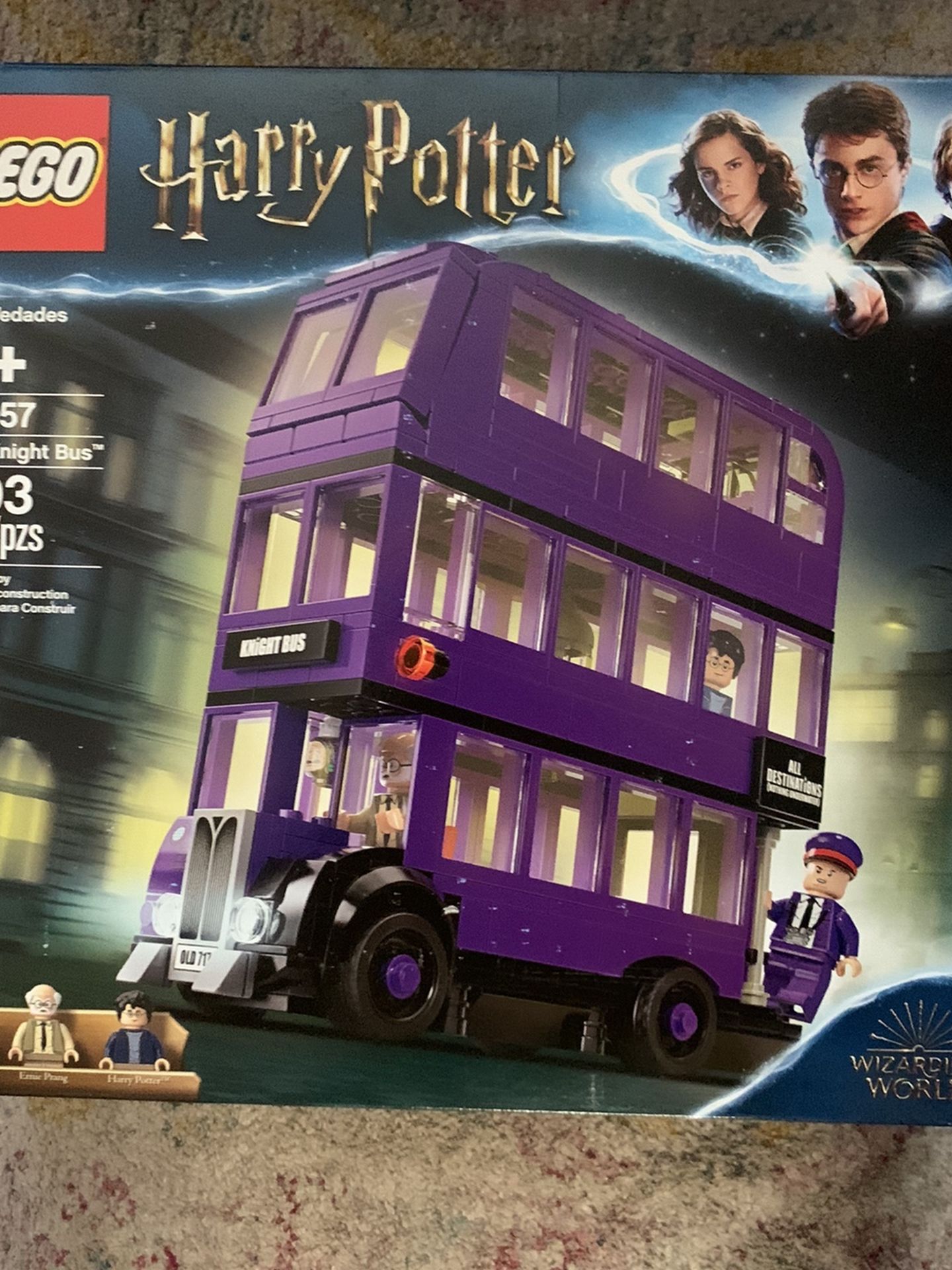 Lego Harry Potter The Knight Bus 75957 New and Sealed. The box has light shelf ware.