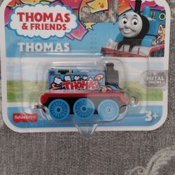 Fisher Price Thomas & Friends Track Master Push Along Metal Engine GRAFFITI THOMAS