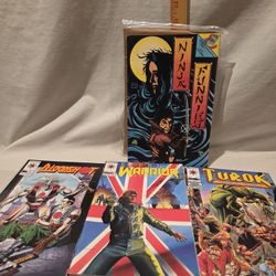 Comic Books Vintage Lot Of 4 1(contact info removed) Eternity And Valiant Comics 