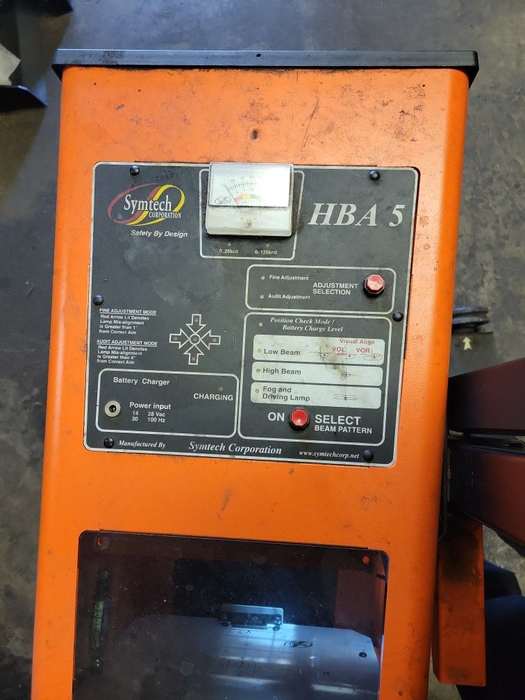 HBA5 HEADLIGHT AIMER SYMTECH CORPORATION