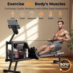 Magnetic/Water Rowing Machine 