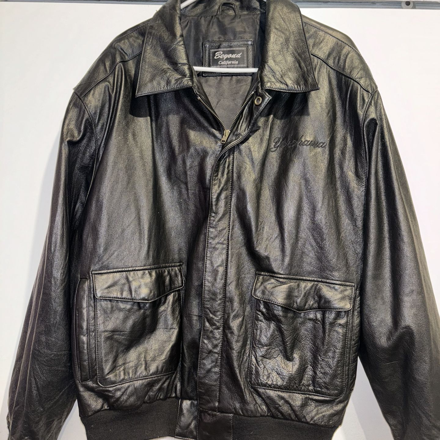 Vintage Yokohama Leather Jacket Men’s 2x 