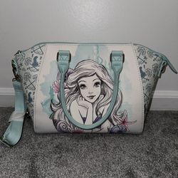 Loungefly Disney Little mermaid Ariel Watercolor Satchel purse