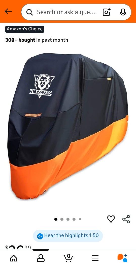 Motorcycle Cover - All Season