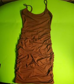 Brown Bodycon dress