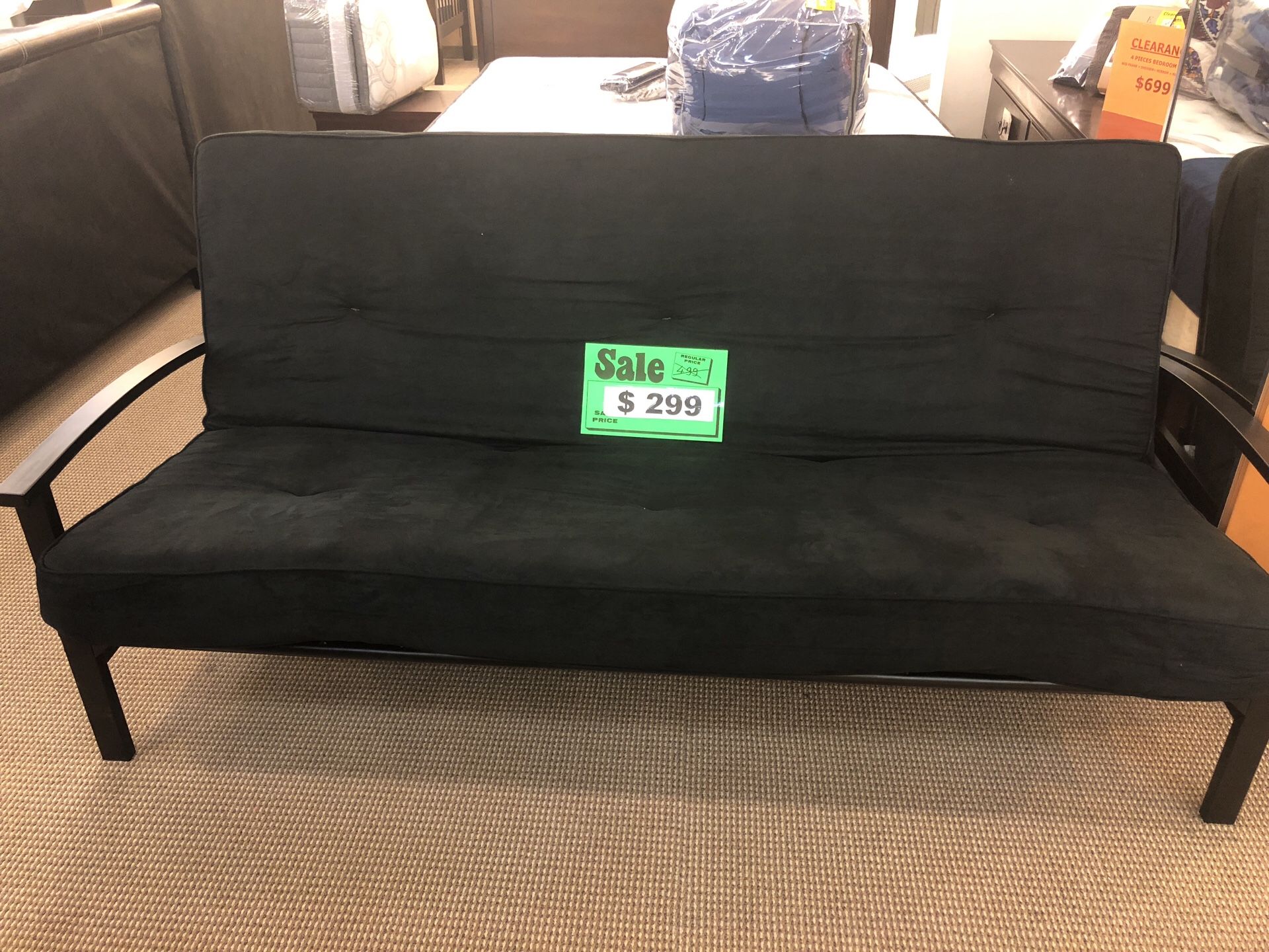 Black Futon Sofa