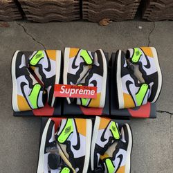 Jordan 1 Retro High White Black Volt SZ 4.5Y/10.5/12
