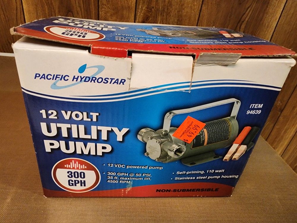 New Water Pump 12v.