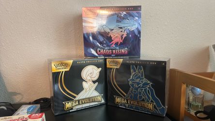 Pokemon trading card chaos rising, Lucario, Gardevoir etb
