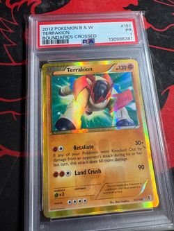 PSA 1 Terrakion 151/149 Boundaries Crossed Secret Rare