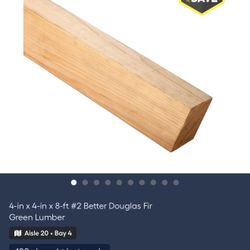 4x4 Lumber Posts (3)
