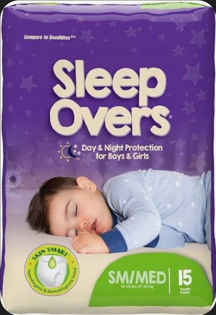 SLEEP OVERS DIAPERS S/M