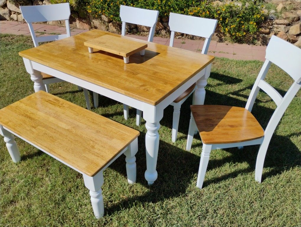 Dining Table Chairs And Bench Kitchen Table Set