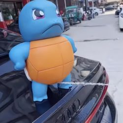 A turtle that sprays water