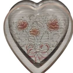 Heart Shape Glass Candy Dish