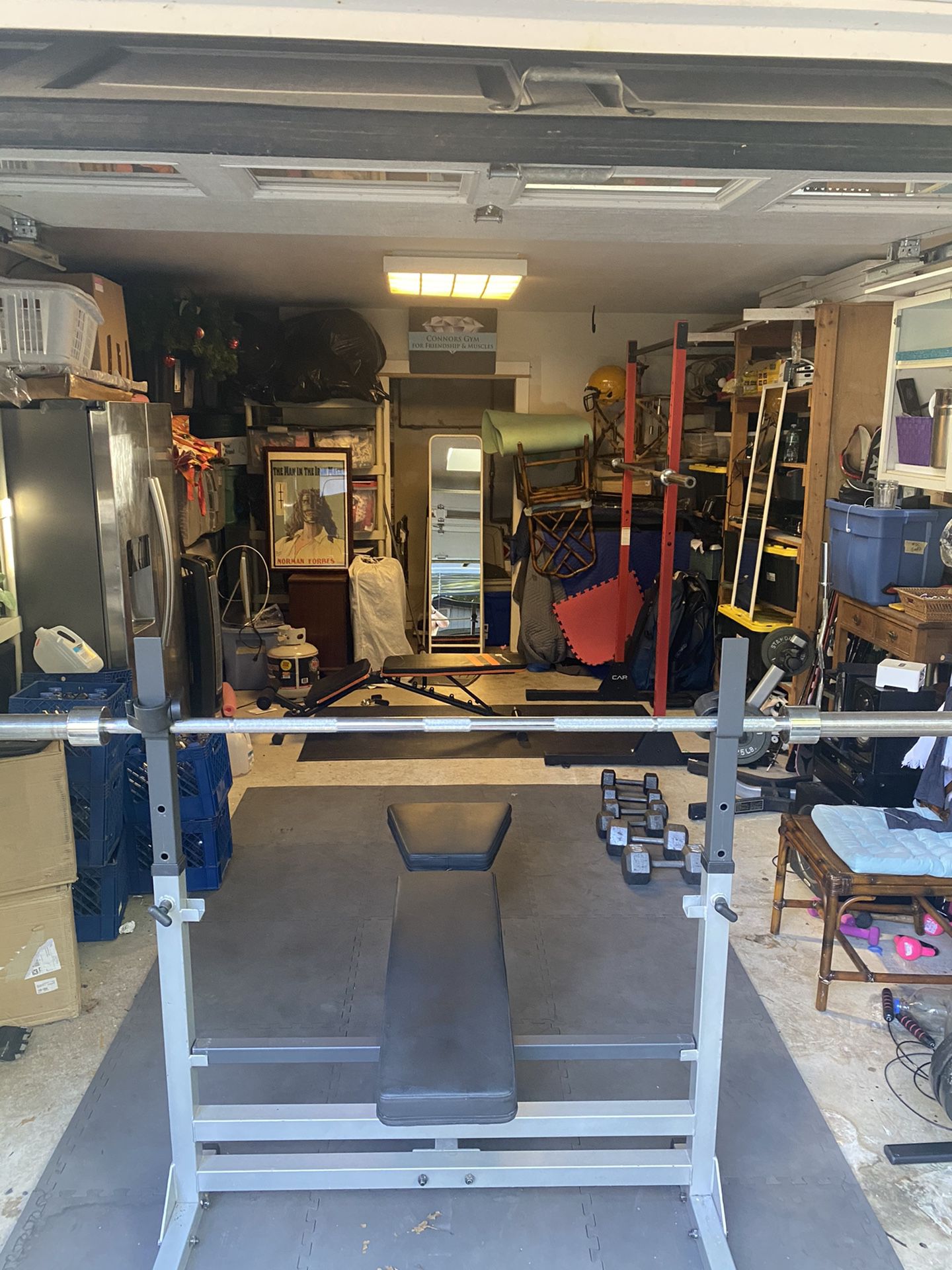 Full home gym set up -prices in description