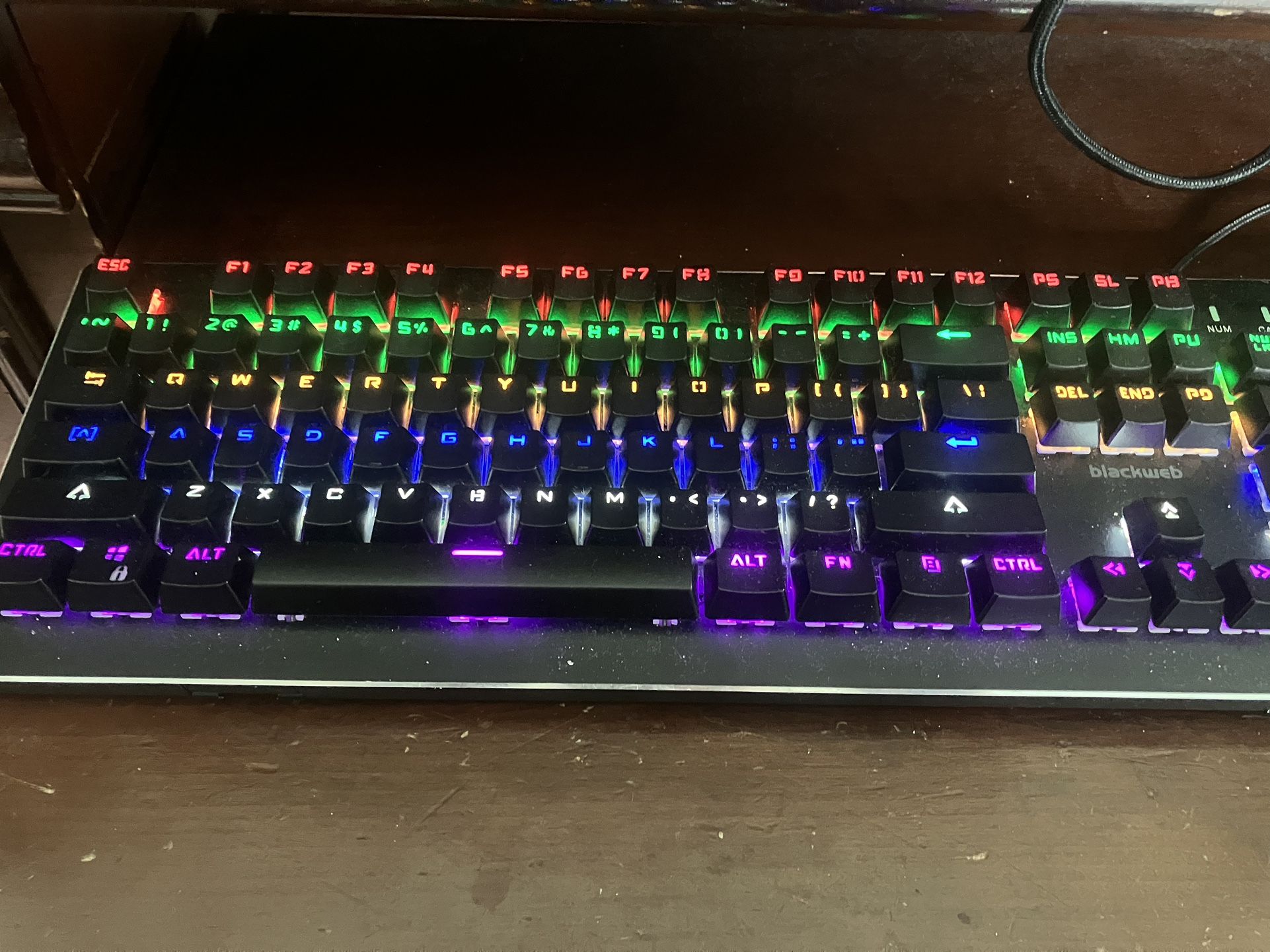 Blackweb Blue Switch Mechanical Keyboard Wired