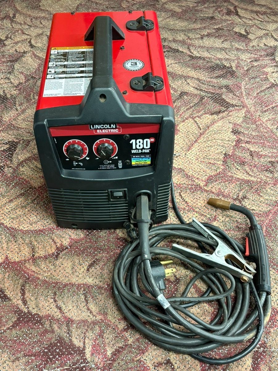 Lincoln Electric Weld-Pak 180HD – 230V MIG/Flux-Core Welder (A1D023788)