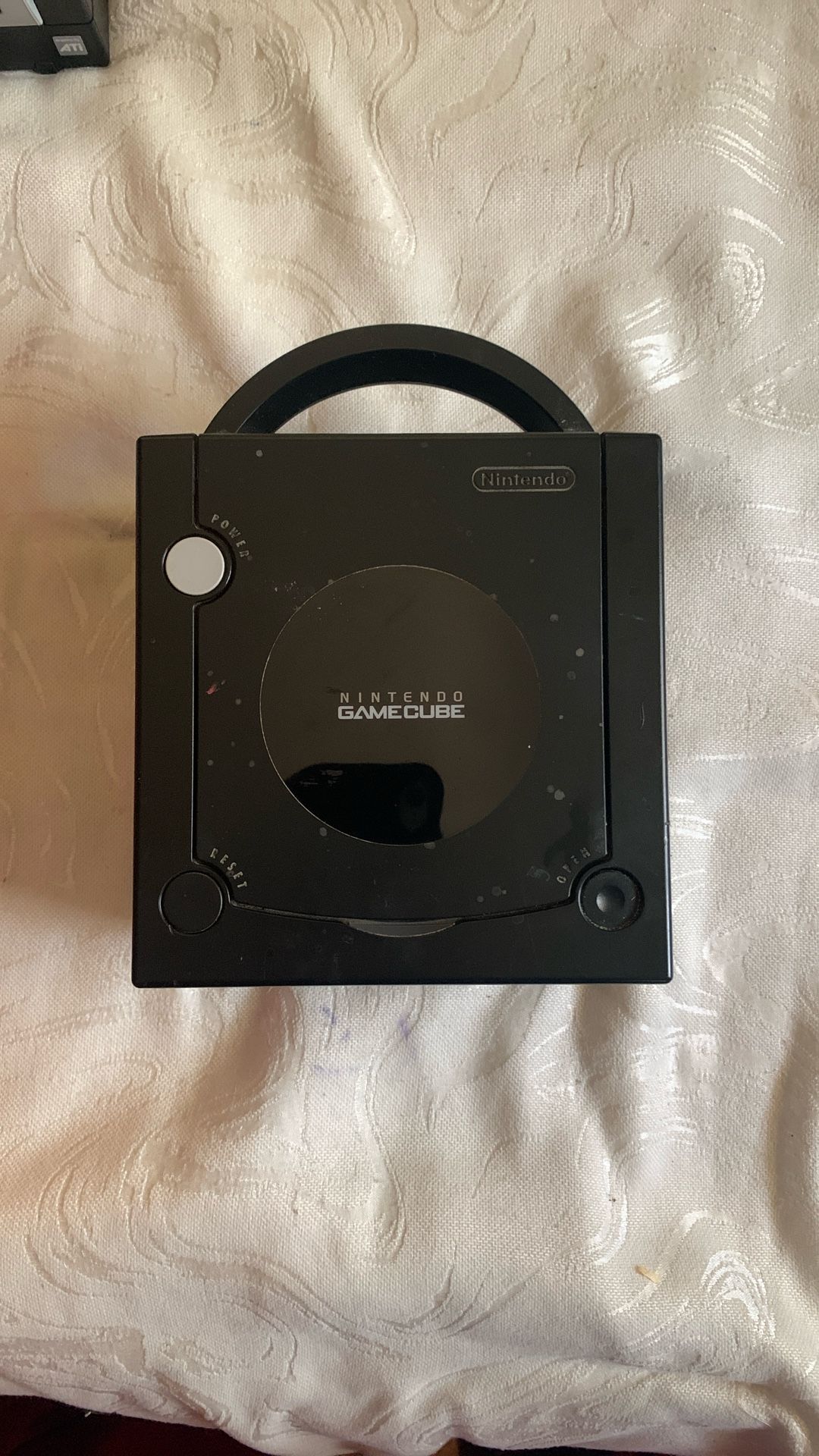 GameCube Console With One Controller And Memory Card