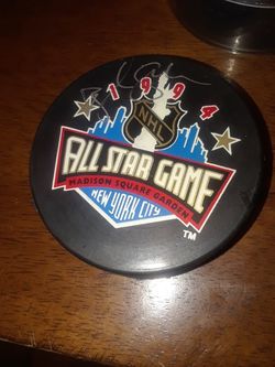 Brett Hull Autographed All-star game puck