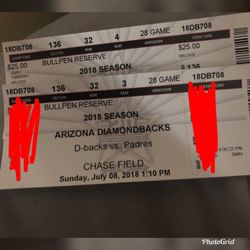 Diamondback Tickets!