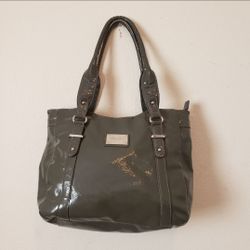 Rare Vintage Nine West Large Gray Shoulder Purse/Bag