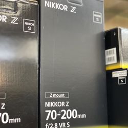 Nikon 70-200mm F2.8 VR S