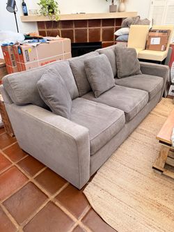 Gray Fabric 3-Seat Sofa good condition! Only $150!