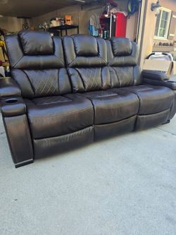 Ashley 3 Seater Reclining Couch