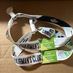 2026 WASTE MANAGEMENT PHOENIX OPEN SATURDAY CHAIRMANS CLUB BADGES 