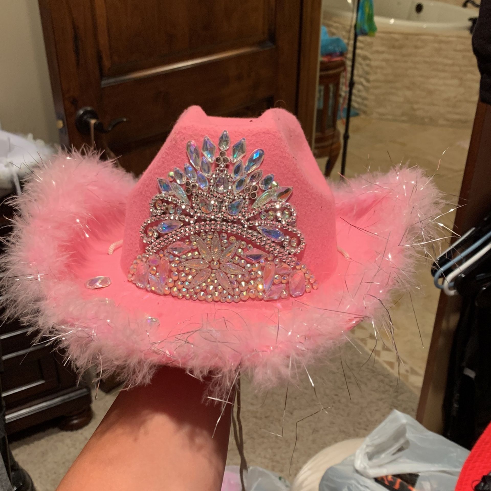 Custom Light Up Cowgirl Hat 