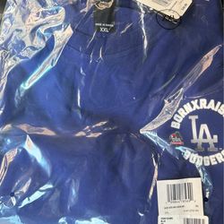 BORN X RAISED + DODGERS CHROME ARCHES TEE: BLUE XXL 2XL
