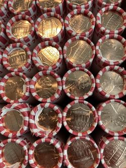 2017-D Lincoln Shield Cent Full Roll BU Bank Wrapped