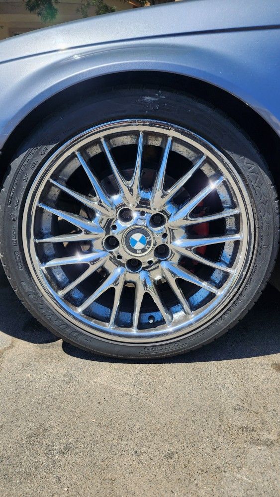2 Bmw Style 72 Chrome Wheels